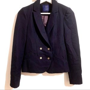ZARA Trafaluc Navy Blue Blazer Jacket size Small